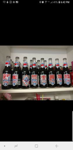 RICHARD PETTY LONGNECK PEPSI BOTTLES