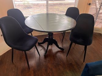 Table and 4 chairs