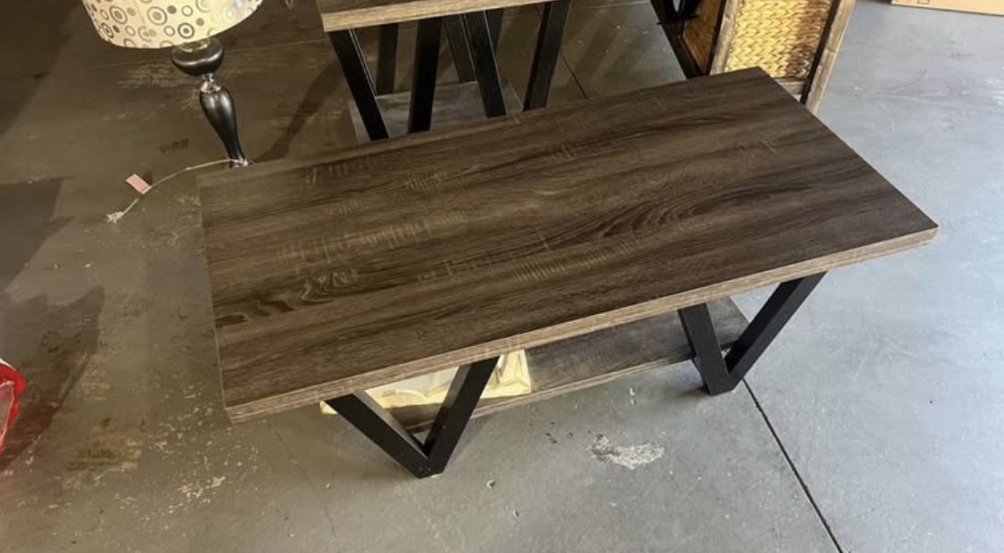 Coffee Table, End Table, Tv Stand & Lamps