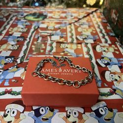 James Avery Gold & Silver Retired Charm Bracelet 