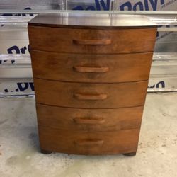 Antique  Vintage Chest Of Drawers Oak Dovetail Construction 