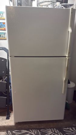 Garage fridge.