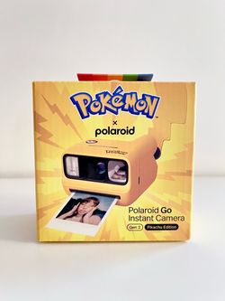 Polaroid Go 3 Pokémon Pikachu Instant Camera