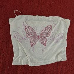butterfly tube top 