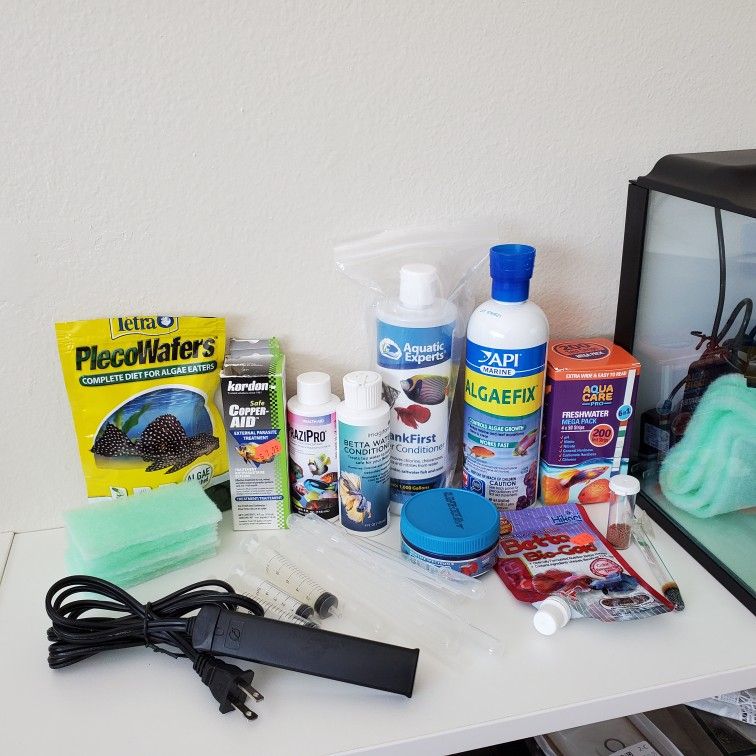 Top Fin 3 Gal Gallon LED Backlight Aquarium