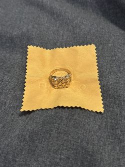 SOLID GOLD NUGGET RING