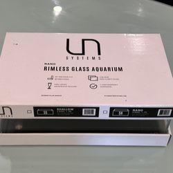 Brand  New 2.5 Gallon Ultum Nature Systems Rimless Fish Tank 
