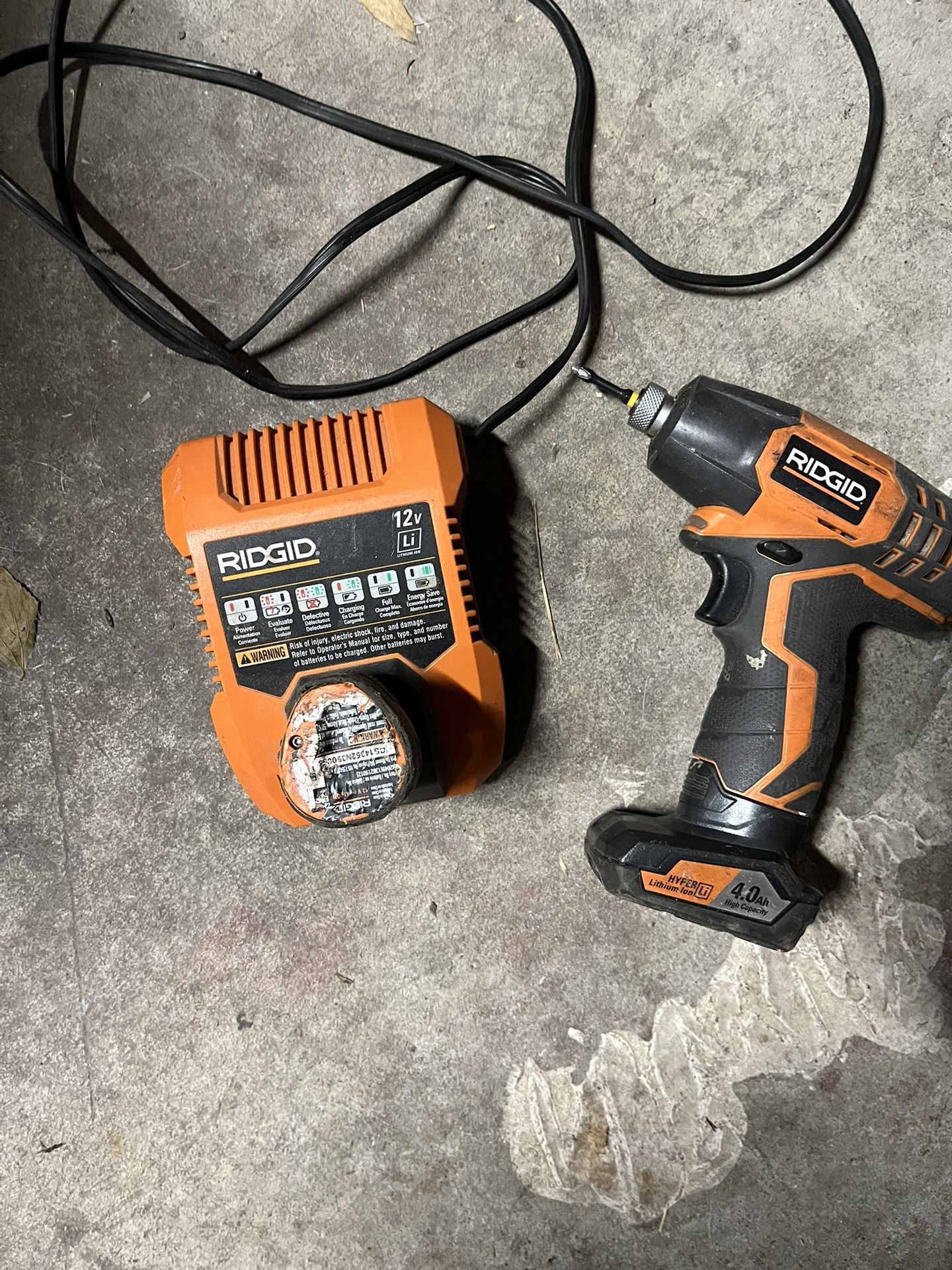 Ridgid 12v Impact