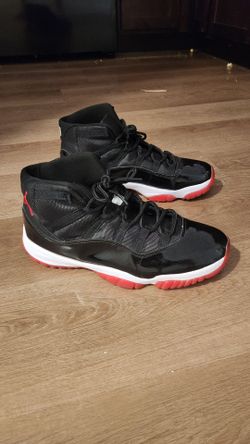 Air Jordan 11 Bred High-Top Sneakers