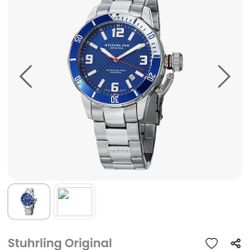 Stuhrling Divers 200M 676.2 Swiss quartz watch