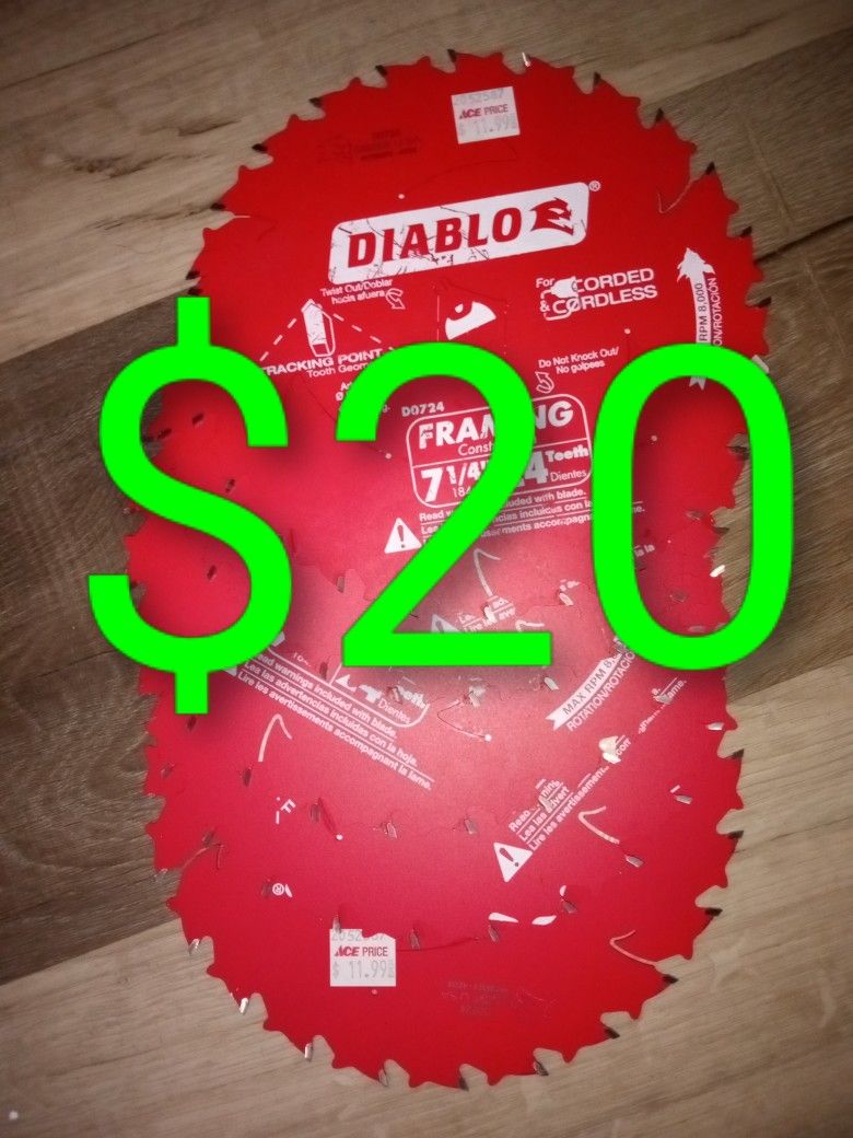 7 1/4 Saw Blade Diablo