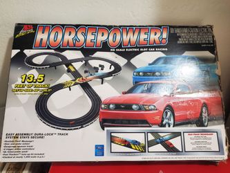 Life-Like Racing Horsepower! HO Scale Electric Slot Car Racing Set