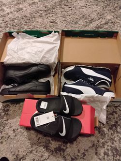 Pumas & Nike Slides