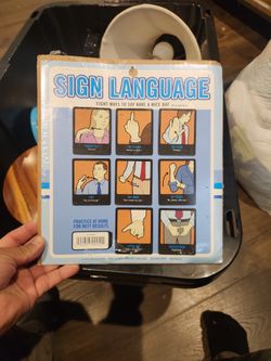 Sign Language Funny Magnets Toy