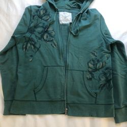 Vintage Zippered Sweatshirt w/Hood