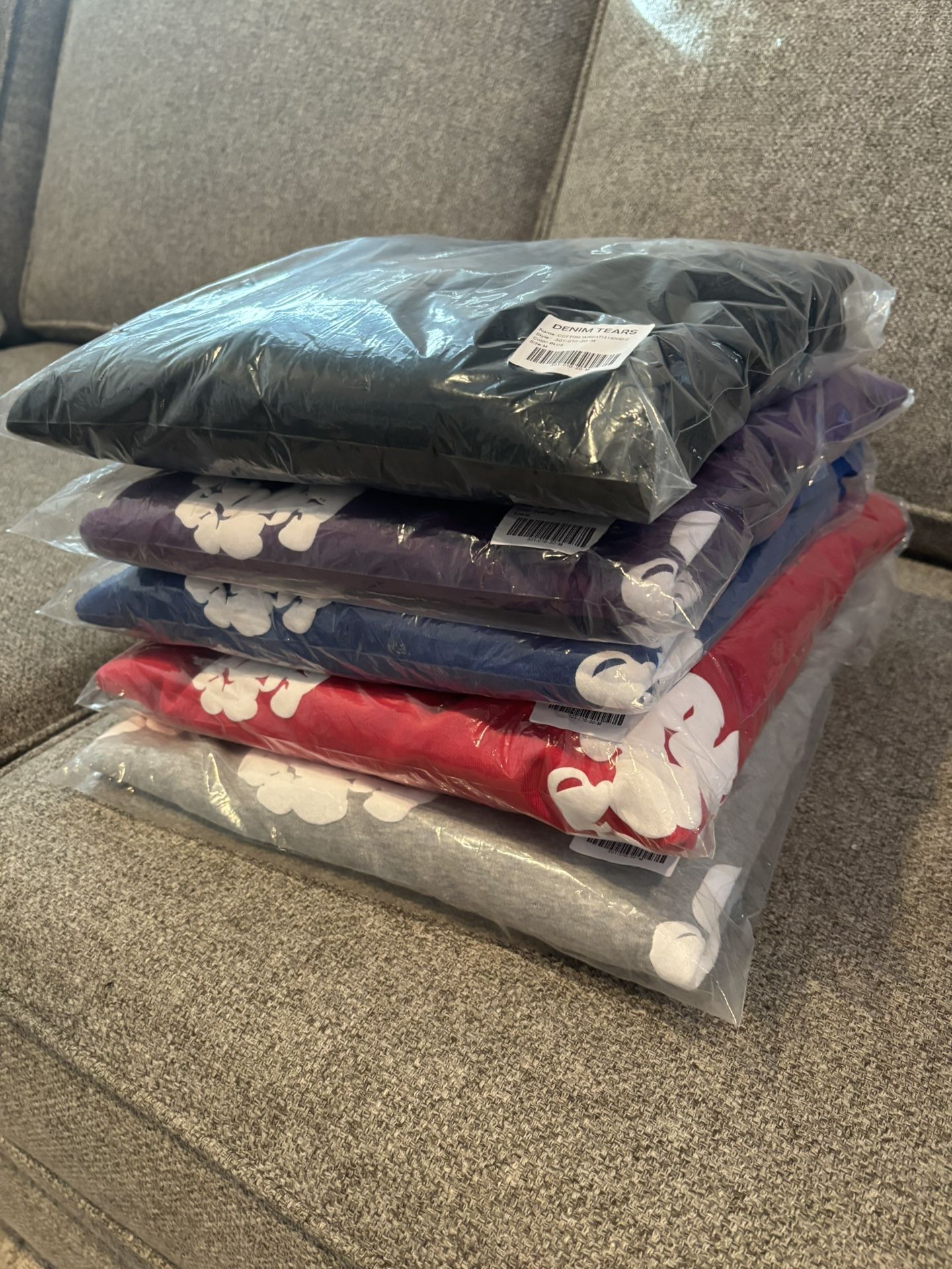 Denim Tear Hoodie Medium