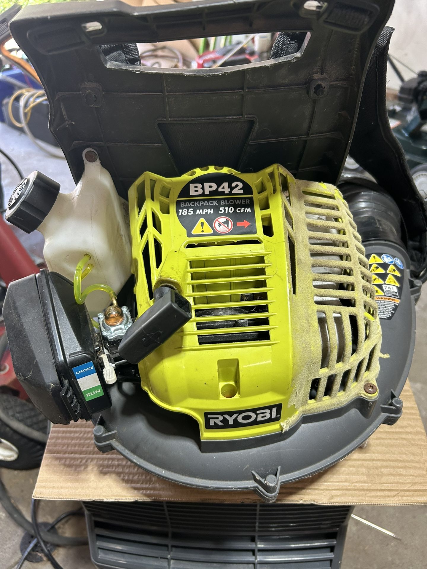 Ryobi backpack blower