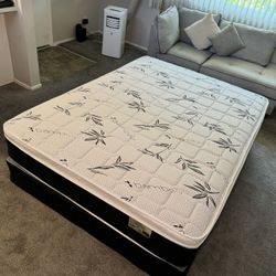Full Size Mattress And Box Spring Pillowtop