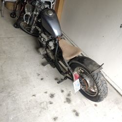 Old Honda Motorcycle 