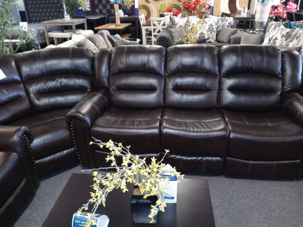 Brand New Reclining Sectional