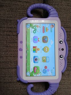 Kids Tablet with Purple Character Case