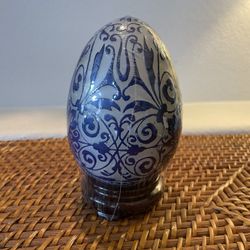 Decorative Blue Candle