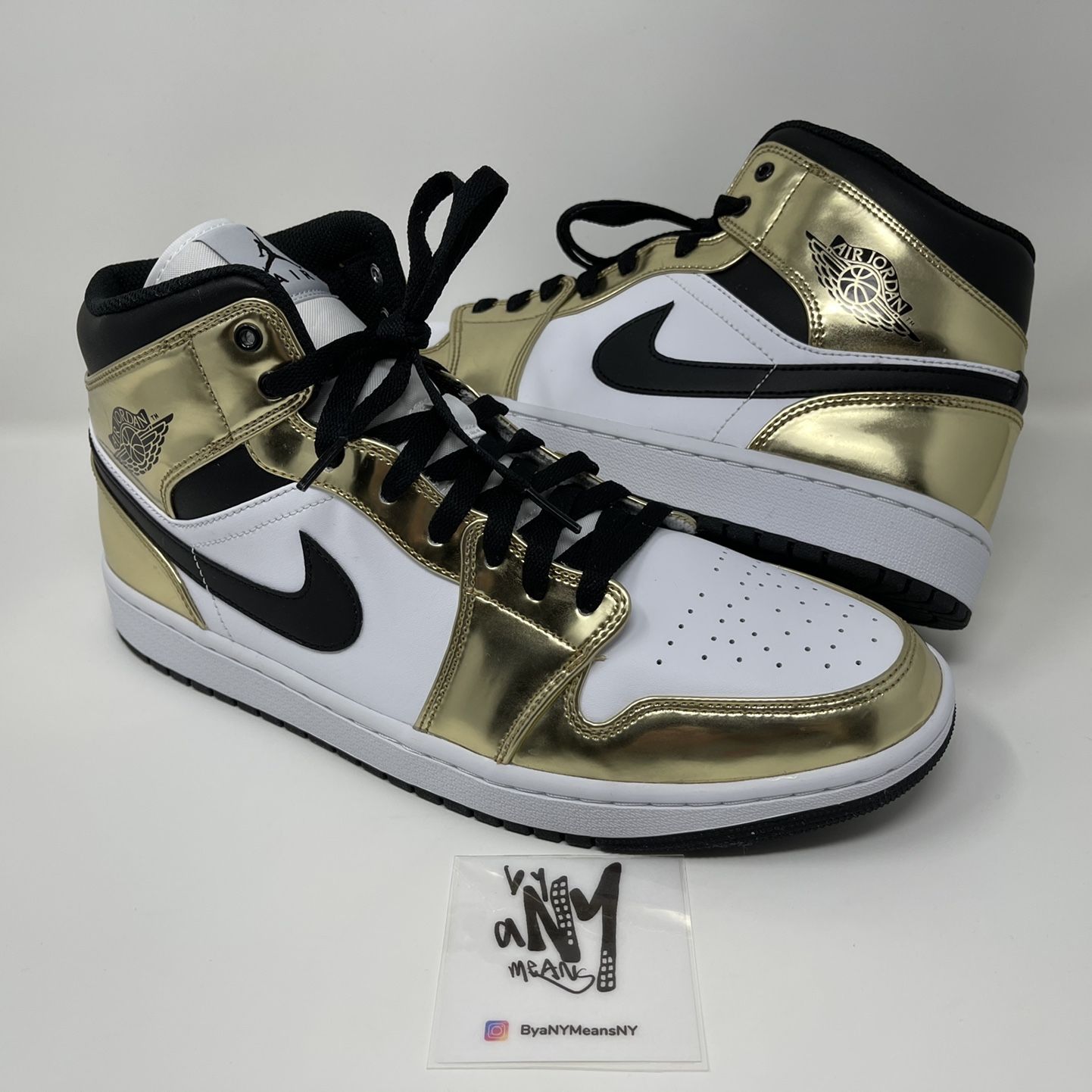New Nike Air Jordan Mid Metallic Gold 1 Size 12 For Sale In Brooklyn Ny Offerup