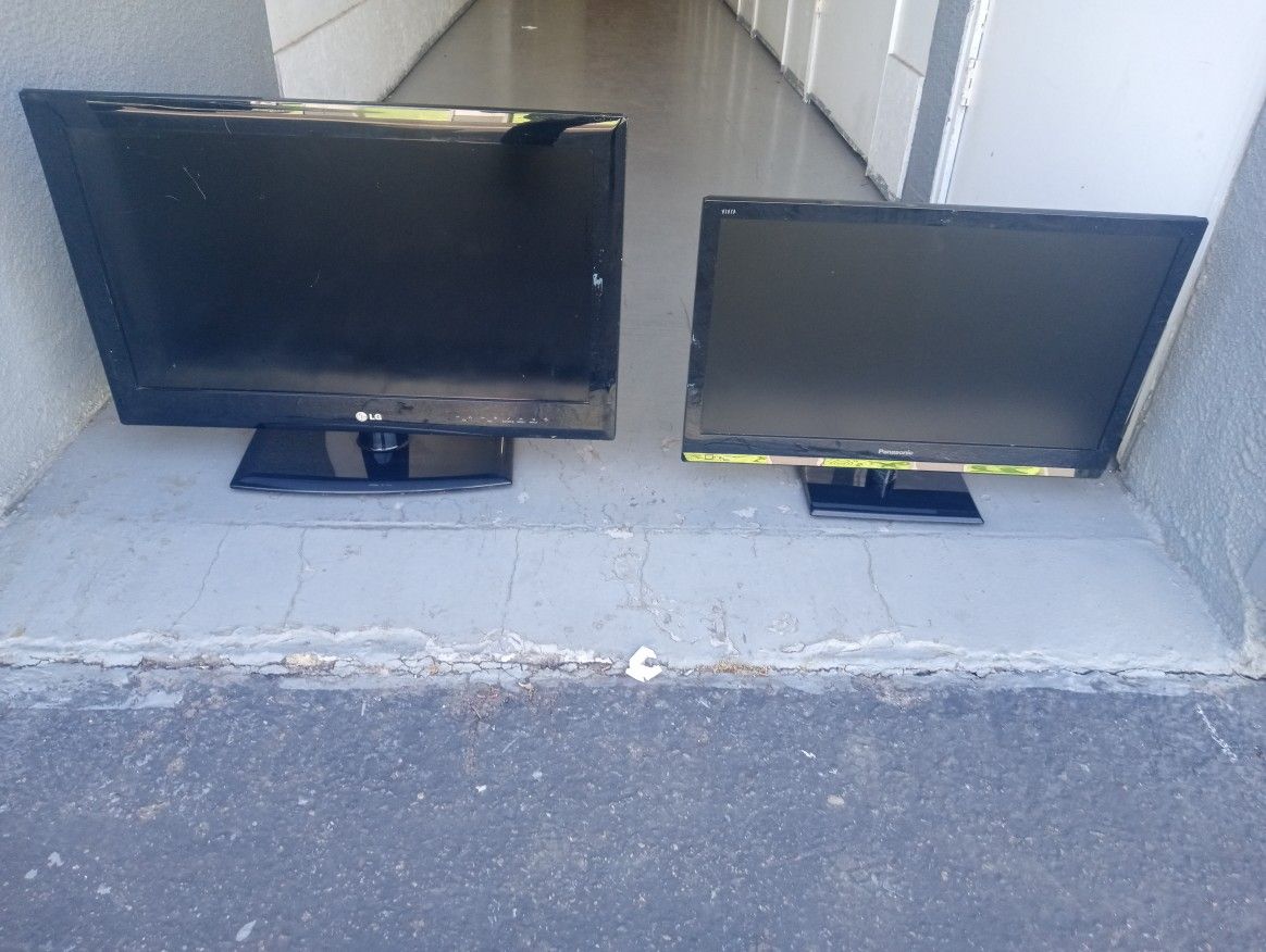 2 TV's Panasonic & LG