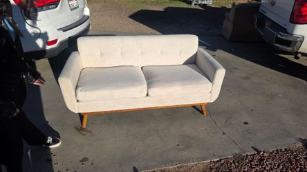 Mid Century Modern Style Sofa Love Seat