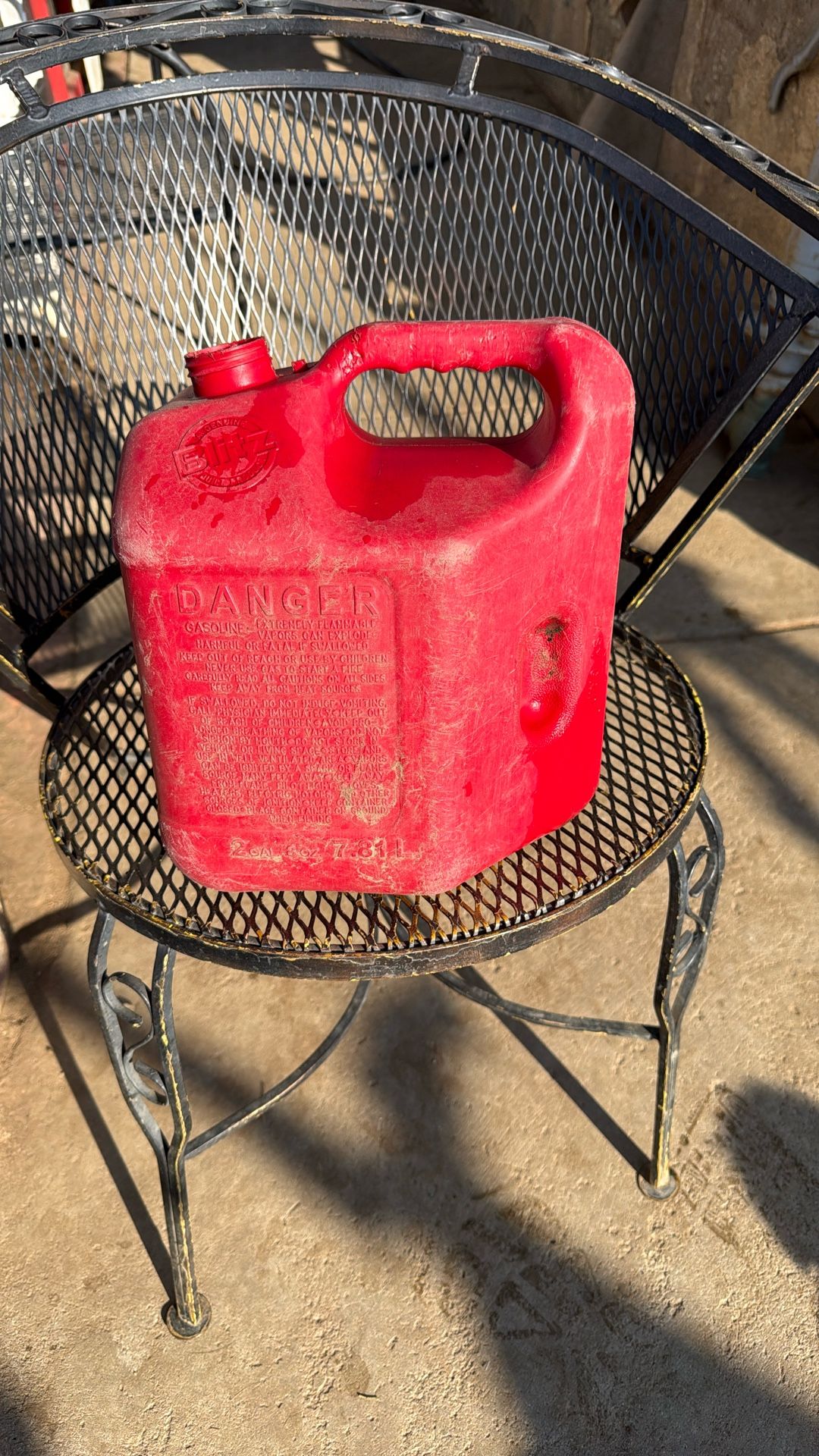 2 Gallon Gas Can