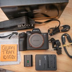 Sony a7Rv camera