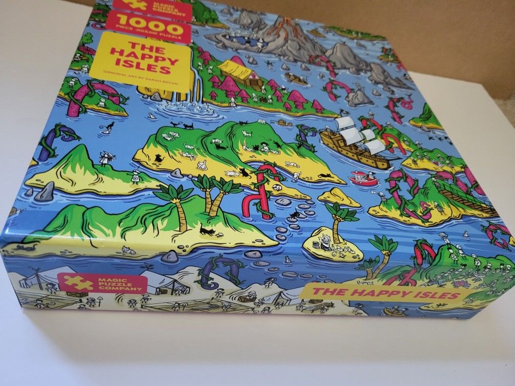The Magic Puzzle Company - The Happy Isles 1000 Piece Puzzle