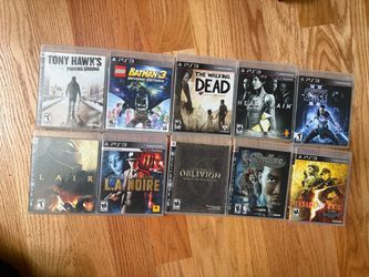 Lot of PlayStation 3 (PS3) Bundle Video Games with Cases