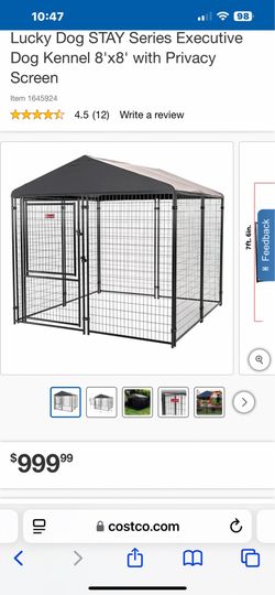 Lucky dog stay 8 x 8 Dog  run