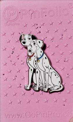 Disneyland Paris 101 Dalmations Pongo & Perdita pin