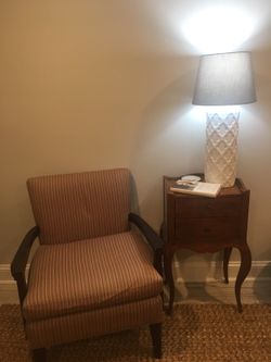 Sofa chair and end table