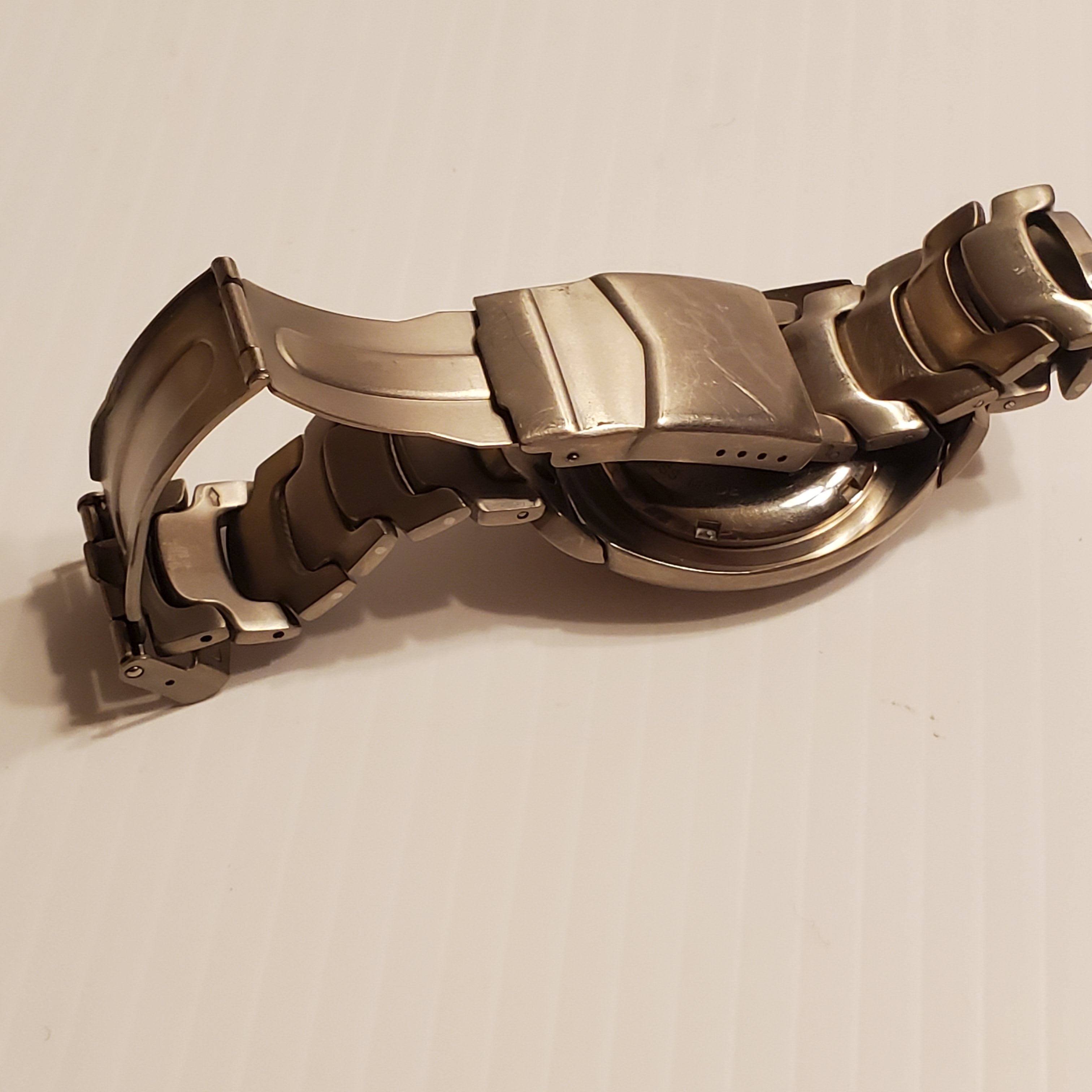 Luminox H3 MBM Titanium diver watch. Vintage. Titanium case and band. Water resistant 10ATM. for