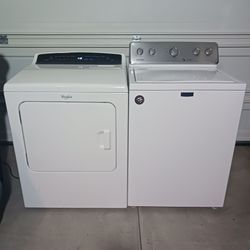 Maytag Washer And Whirlpool Cabrio Gas Dryer Excellent Working Condition