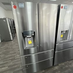 $1399 LG 28 Cu Ft 4 Door French Door Fridge, Ice & Water, One Yr Warranty