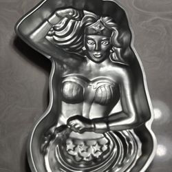 Wonder Woman Cake Pan Wilton Dc Comics #(contact info removed) Vintage 1978 Retired