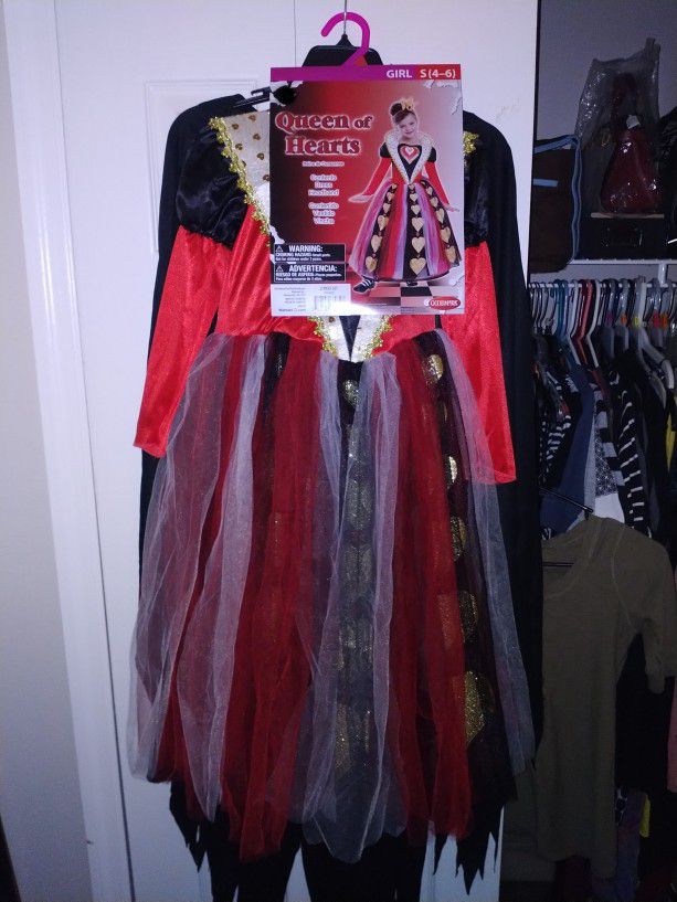 Costume Girls Size 4 5 6 Small QUEEN OF HEARTS $8 Poinciana Kissimmee 34758