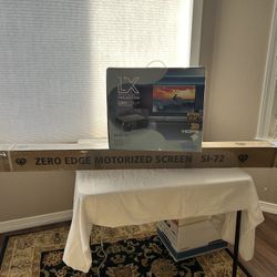 LX UH1 8K 3DHDMI Smart Projector w LX72B Digital Projector Self Lock Screen NEW