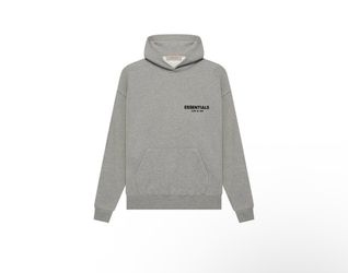 Grey Dark oatmeal essential hoddie