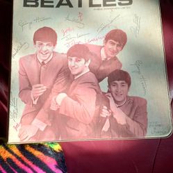 1964  Beatles 3 Ring Binder ..Paul  W/ Cigarette
