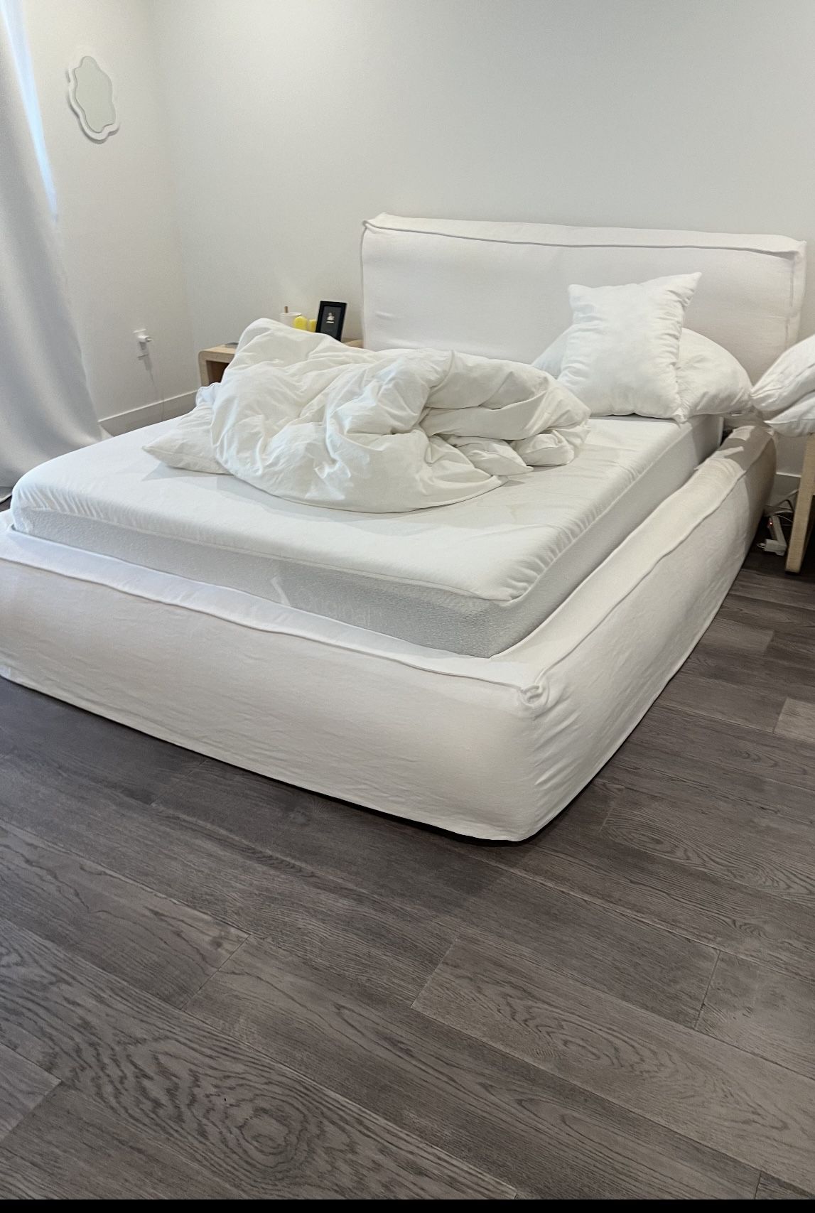 White Queen Bed Frame 