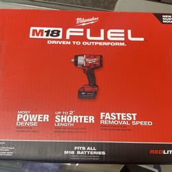 M18 FUEL 18V Lithium-Ion Brushless Cordless 1/2 in. Impact Wrench w/Friction