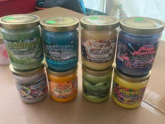 Smoke odor candles