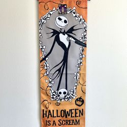 Disney Tim Burton’s “THE NIGHTMARE BEFORE CHRISTMAS” Hanging Banner (15”x47.5”)