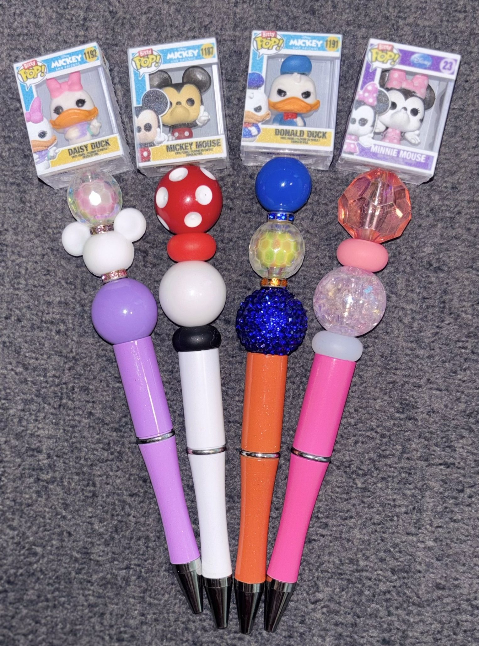 Micky And Friends Mini Funko Beaded Pens