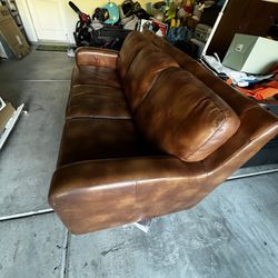 Bassett Leather Sofa